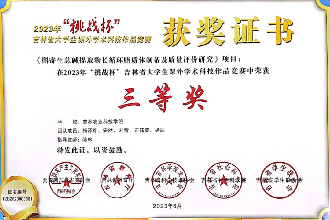 荣誉证书